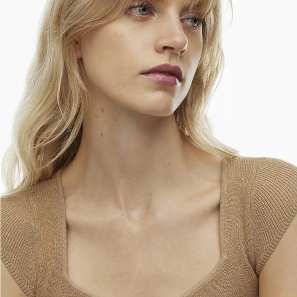 Aritzia Tan Women's Blouse - Picture 8 of 8